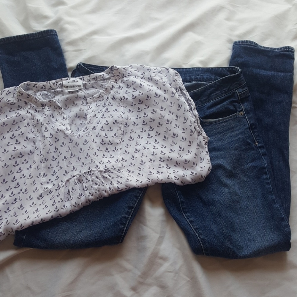 American Eagle jeans and top